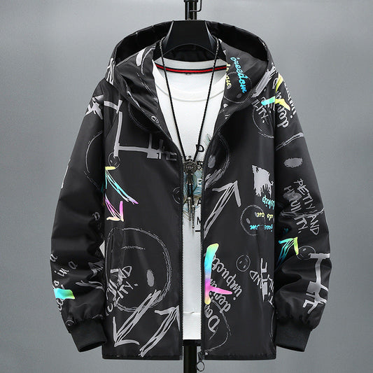 Trendy Colorful Handsome Student Fashion Brand Jacket