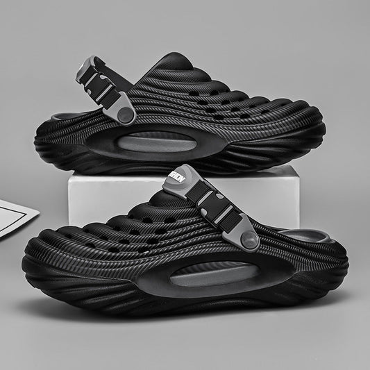 Men's Simple And Stylish Casual Platform Slippers