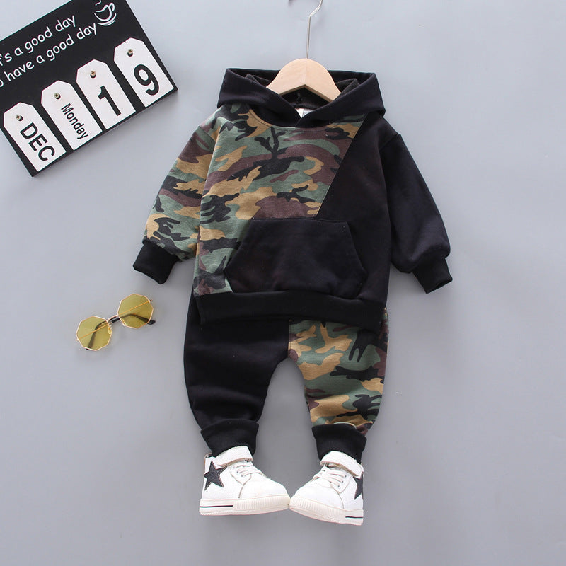 Boy Loose Children's Clothing T-shirt Long Sleeve Sweater