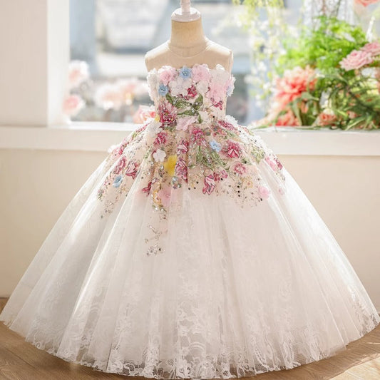 Girl's Dress Mori Style Little Host Children's Catwalk Costume