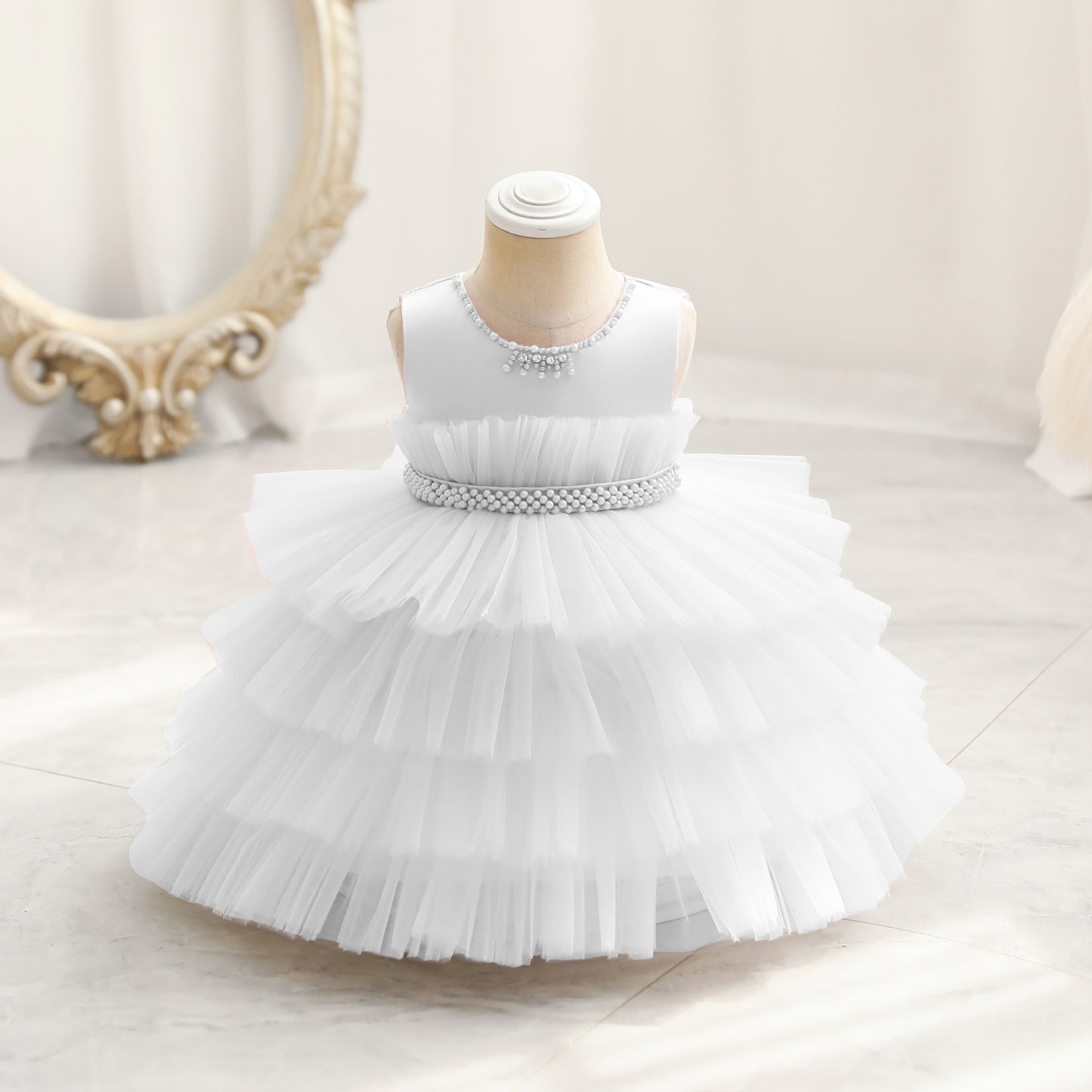 Children's Dress Color Matching Princess Dress Birthday Banquet Skirt