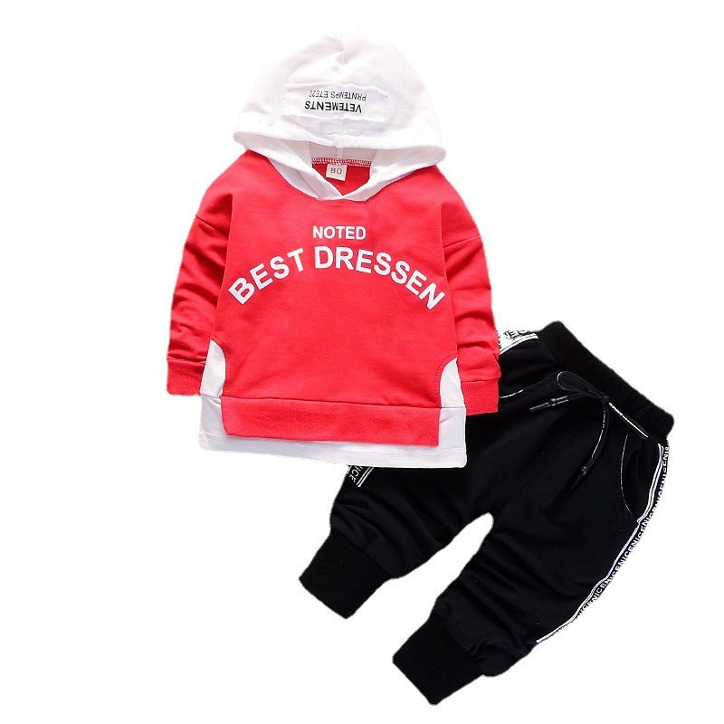 New Spring And Autumn Long-sleeved Hoodie Sweater Trousers Two-piece Set