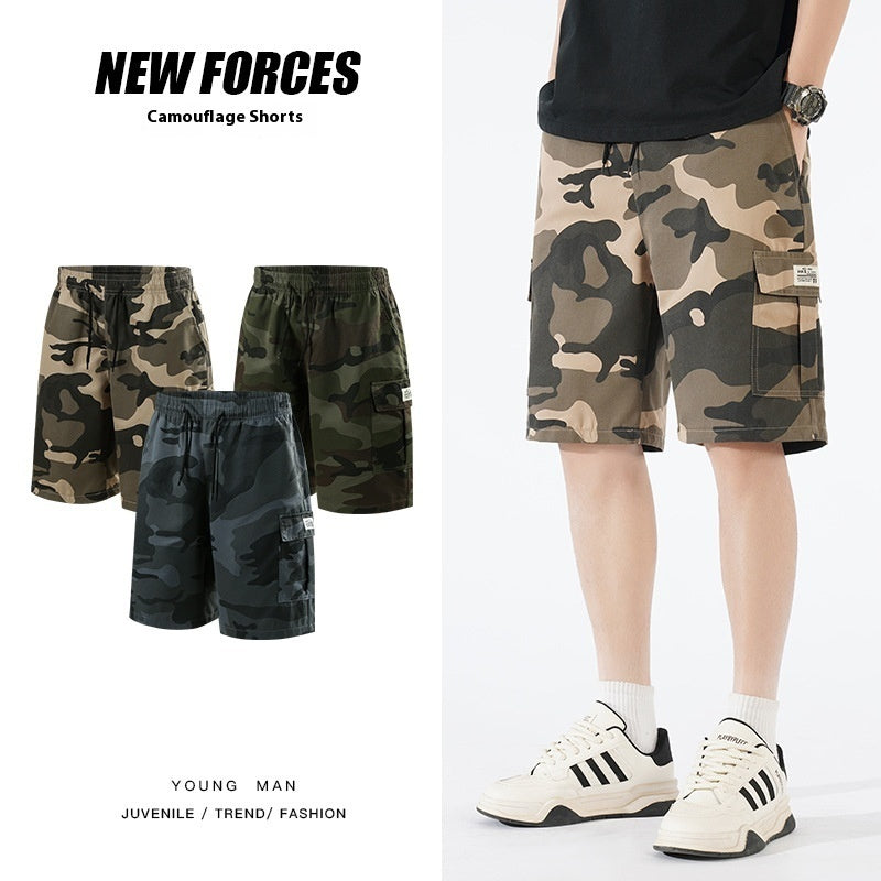 Workwear Camouflage Plus Size Loose Leisure Sports Men's Casual Pants