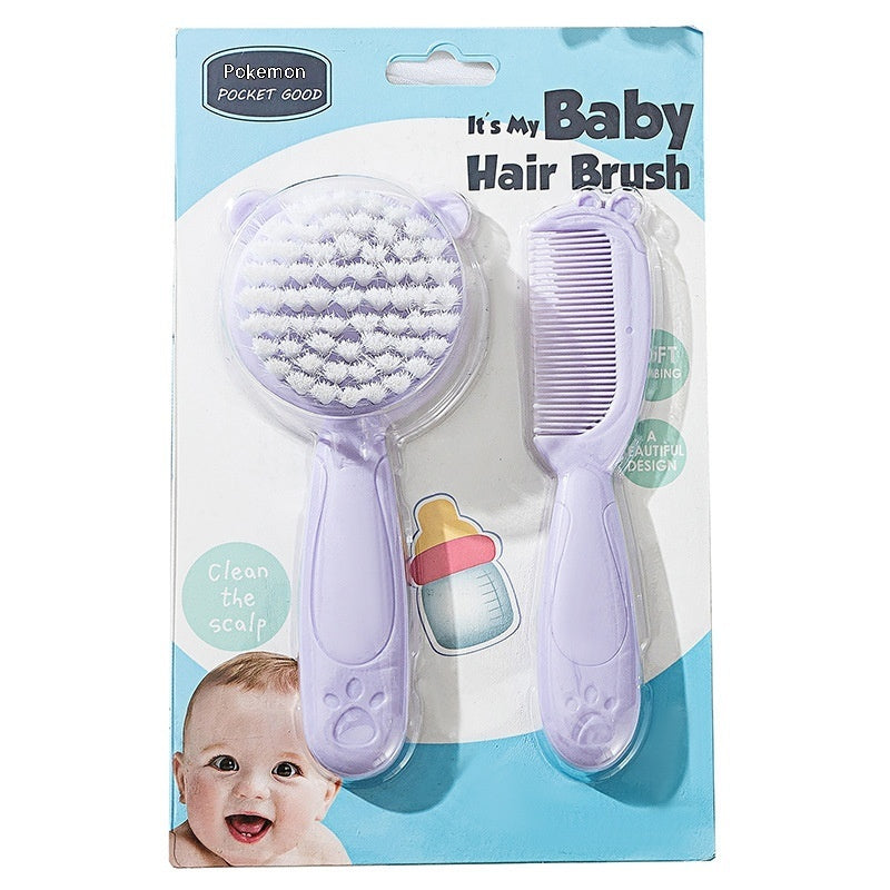 Nylon Soft Hair Newborn Removal Dirt Comb Brush Care Suit
