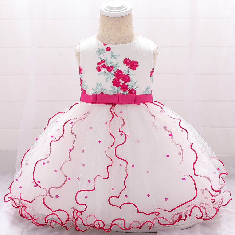Children's Fashion Bowknot Dress Princess Dress