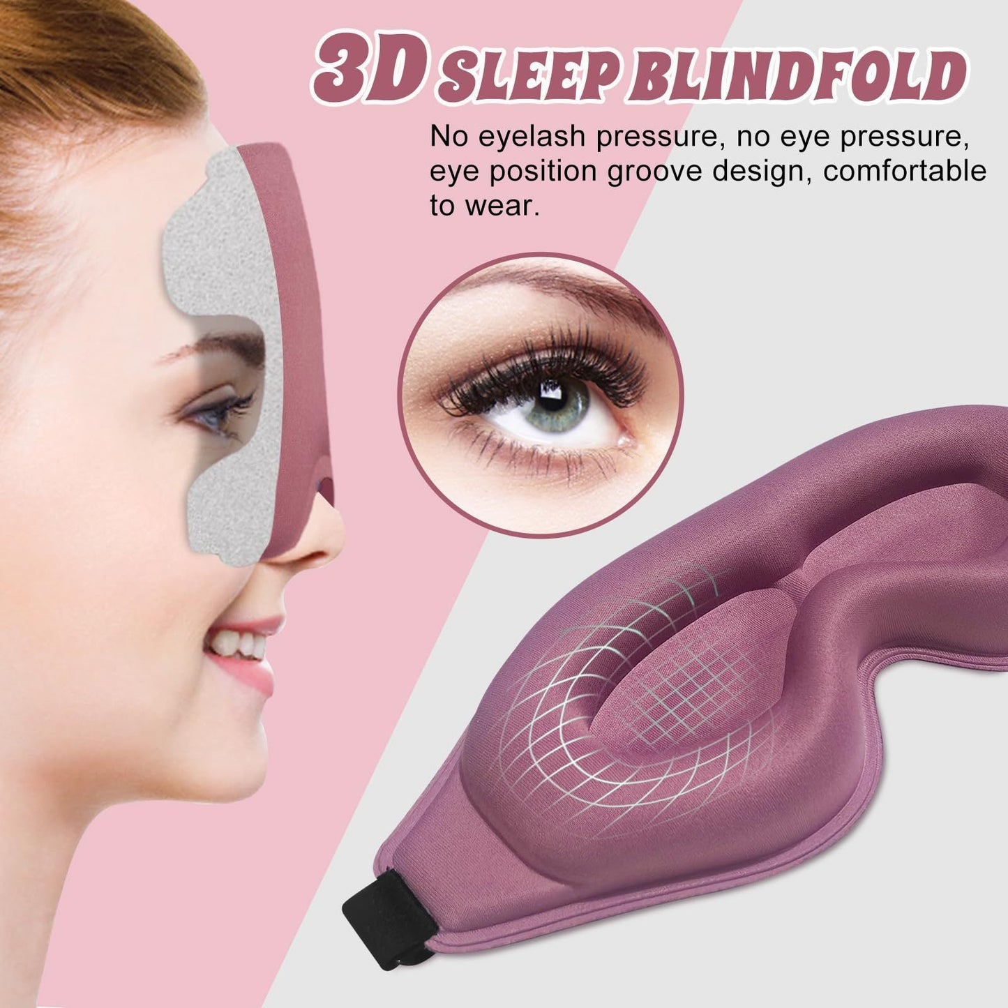 3D Three-dimensional Shading Eye Mask Breathable No Pressure On Eyes Special For Sleep Good Eye Mask