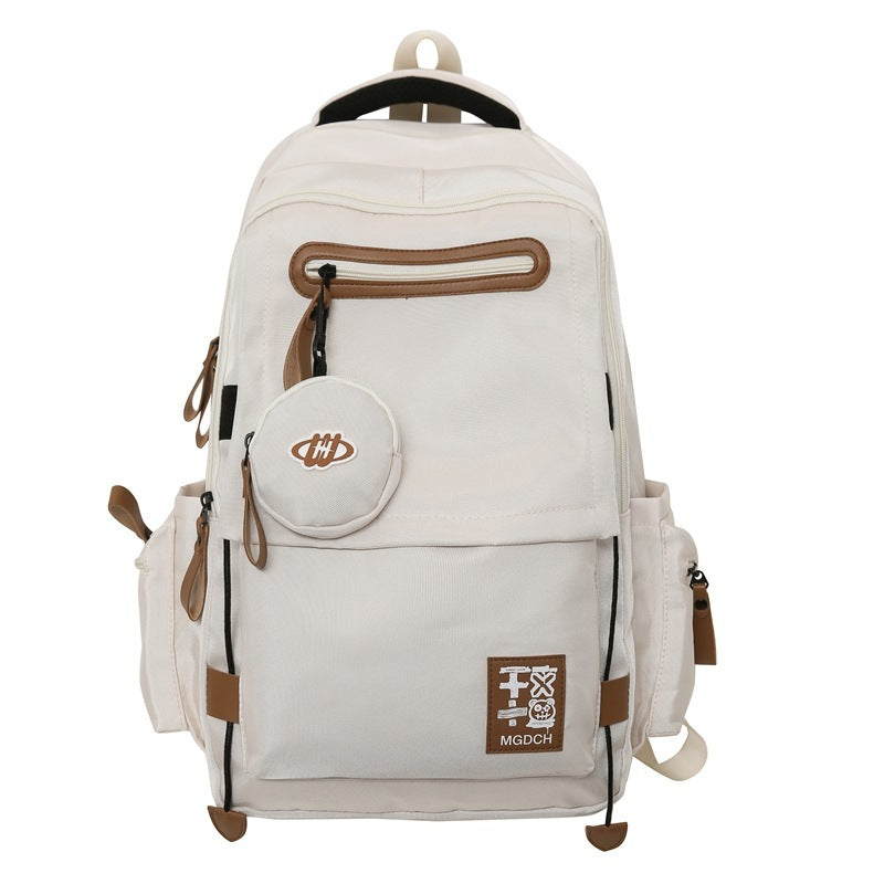 New Large-capacity Backpack Middle School Students Schoolbag