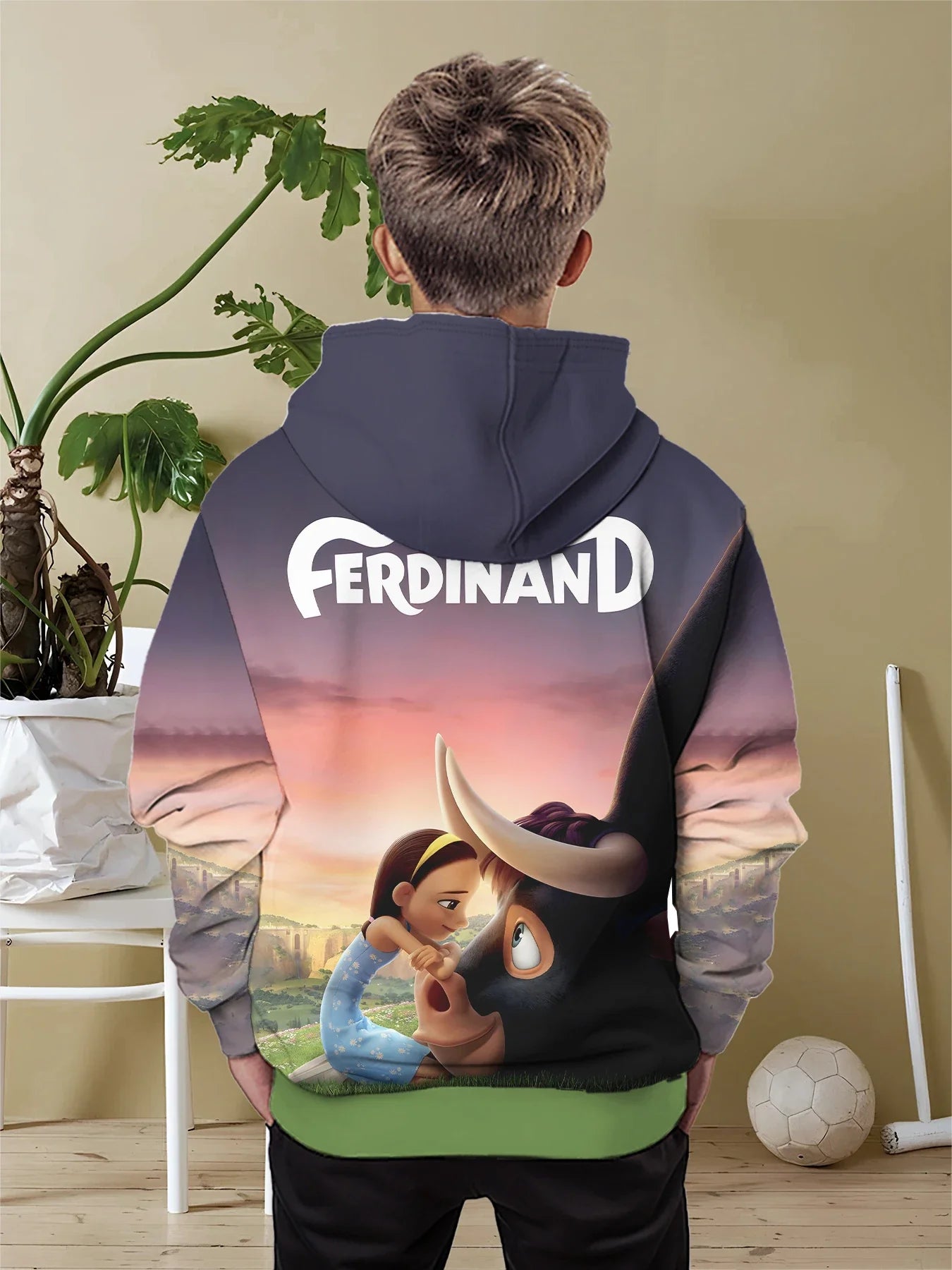 3D Print All Ferdinands Cartoon Seasons Children Casual Sweatshirt Cool Pullover Tops Unisex Clothes Boy Girl Hoodies