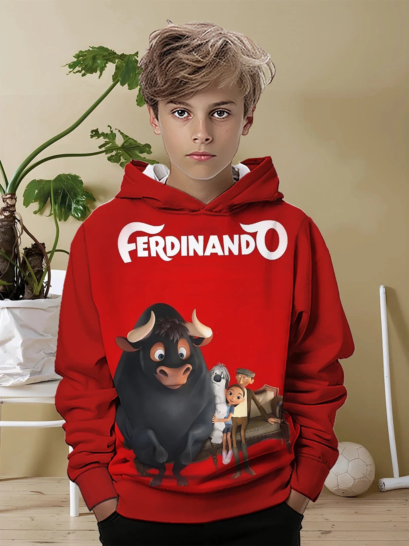 3D Print All Ferdinands Cartoon Seasons Children Casual Sweatshirt Cool Pullover Tops Unisex Clothes Boy Girl Hoodies