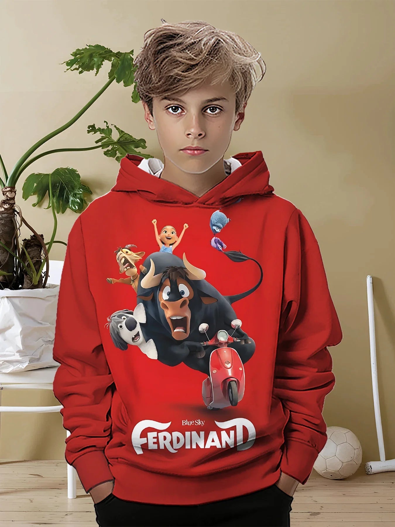 3D Print All Ferdinands Cartoon Seasons Children Casual Sweatshirt Cool Pullover Tops Unisex Clothes Boy Girl Hoodies