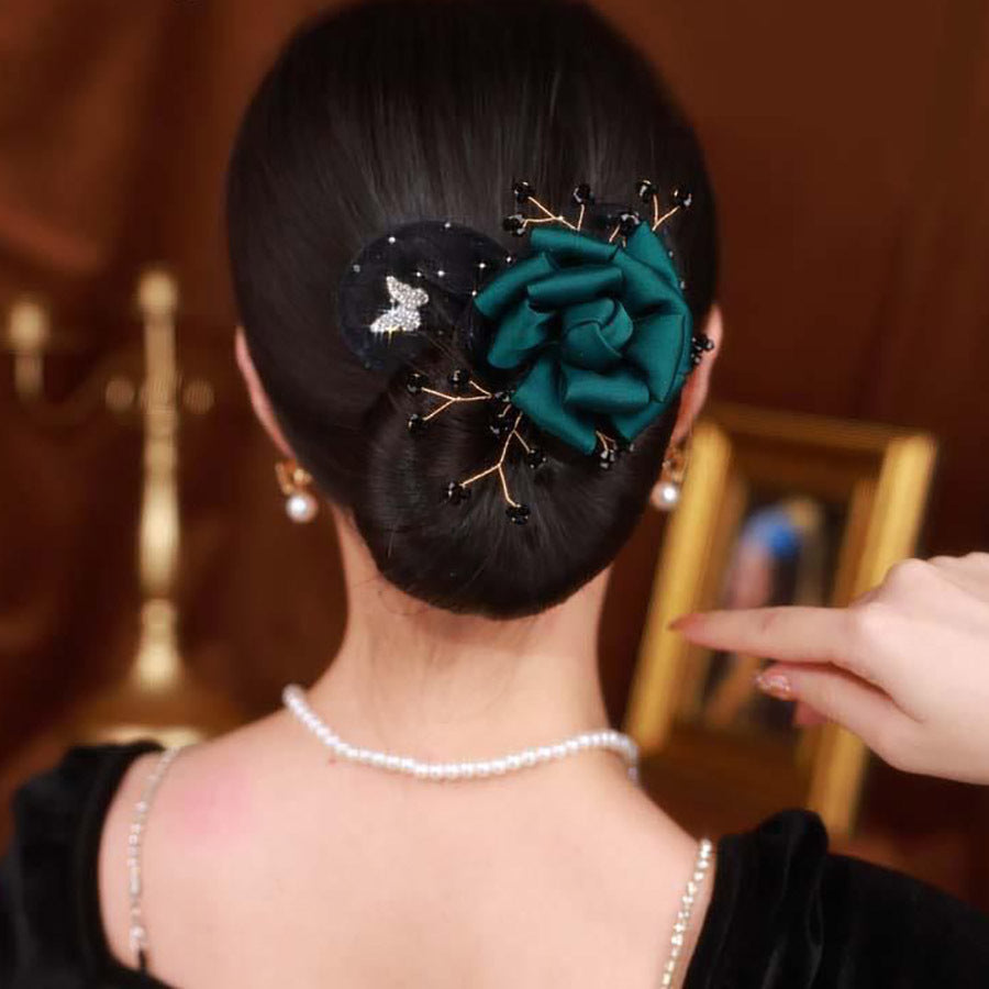 Simple head flower hair with flower buds