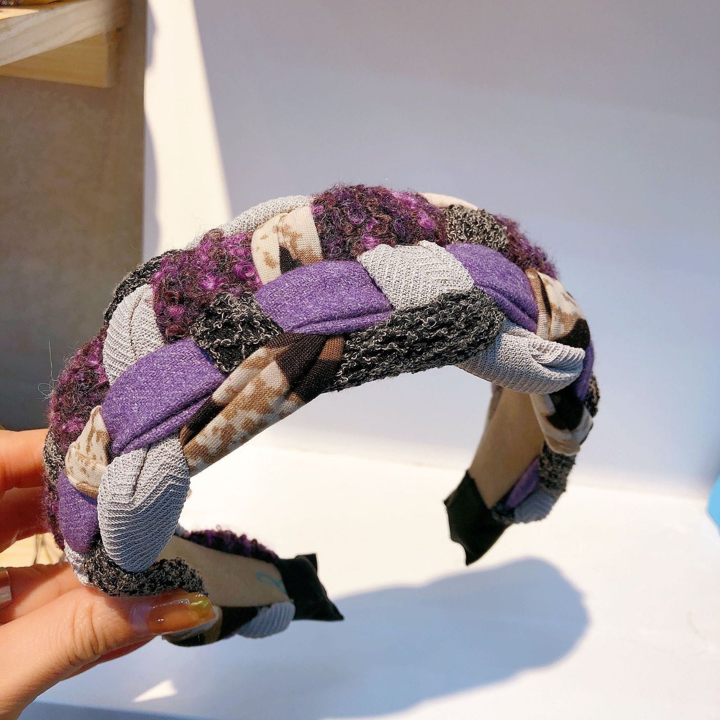 Hand-woven Braid Retro Simple Wide Headband