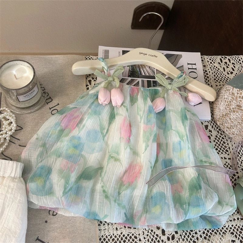 Camisole Bud-waisted Shorts Two-piece Set Dress Suit