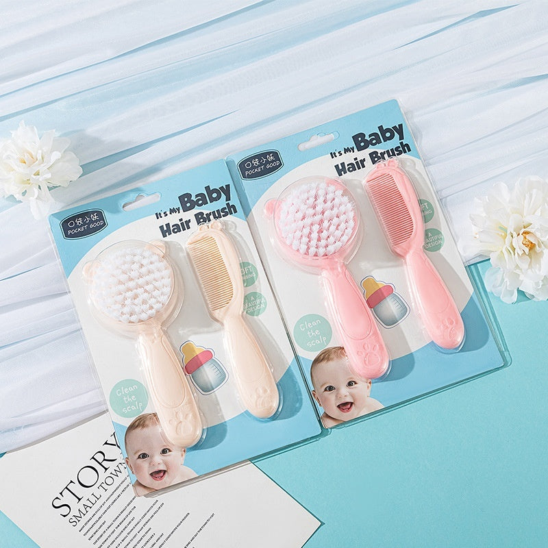 Nylon Soft Hair Newborn Removal Dirt Comb Brush Care Suit