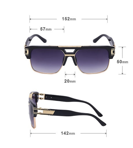 Men's Sunglasses Driving Large Frame Retro