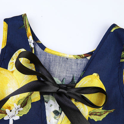 Girls' Sleeveless Princess Dress