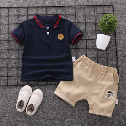 Summer Fashion Baby Boy Clothes Sets T-shirt + Pants 1-4T Toddler Casual Clothing Suits Children Kids Boys Outfits Suit