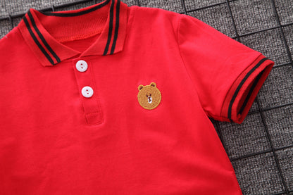 Summer Fashion Baby Boy Clothes Sets T-shirt + Pants 1-4T Toddler Casual Clothing Suits Children Kids Boys Outfits Suit