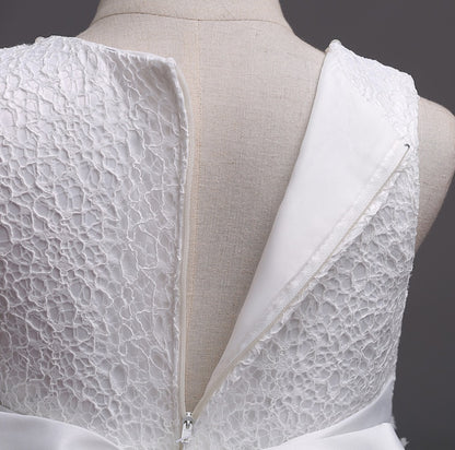 spring and summer girls princess dress wedding dress flower girl dress in the children's dress show birthday pettiskirt