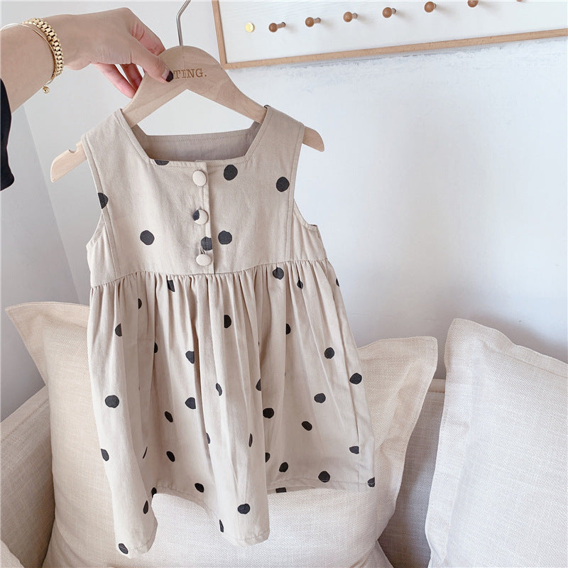 Polka dot princess dress