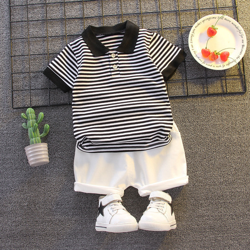 Summer Fashion Baby Boy Clothes Sets T-shirt + Pants 1-4T Toddler Casual Clothing Suits Children Kids Boys Outfits Suit