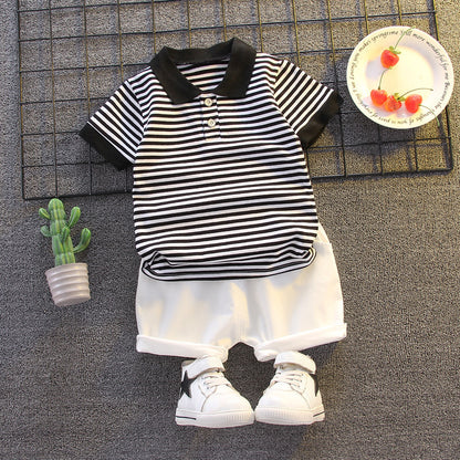 Summer Fashion Baby Boy Clothes Sets T-shirt + Pants 1-4T Toddler Casual Clothing Suits Children Kids Boys Outfits Suit