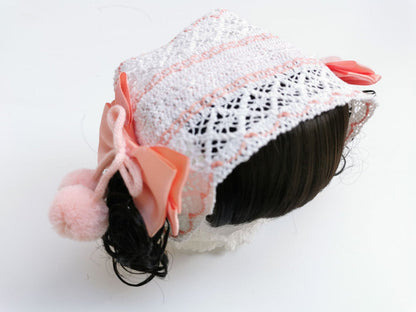 Newborn Baptism Cute Curly Hair Bundle Bangs Hair Ornament