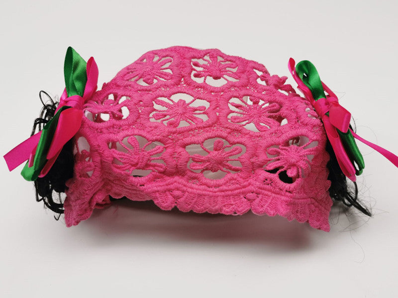 Newborn Baptism Cute Curly Hair Bundle Bangs Hair Ornament