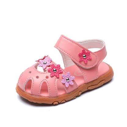 Korean Style Girls' Single Shoes Baby Soft Soled Toddler Shoes