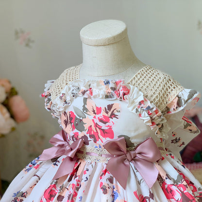 Girls Beautiful Back Princess Dress Lolita Dress