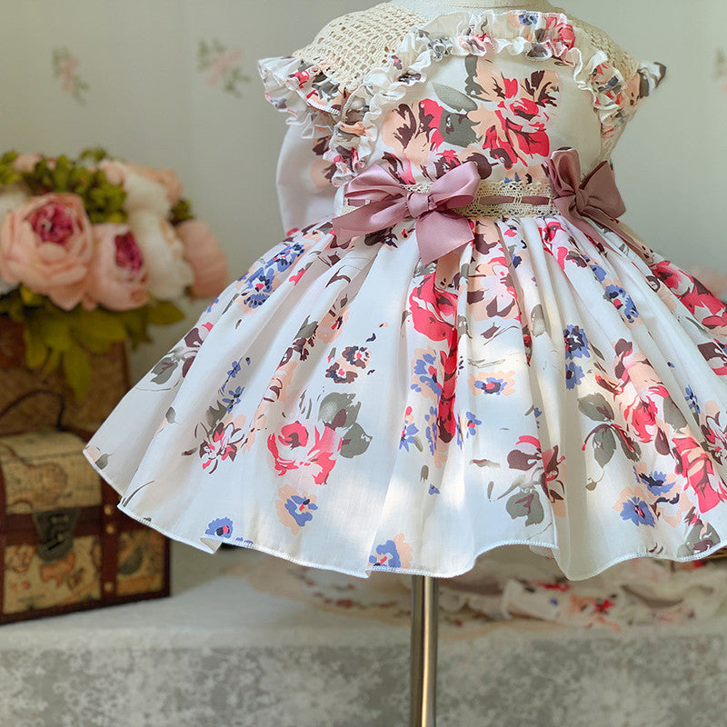 Girls Beautiful Back Princess Dress Lolita Dress