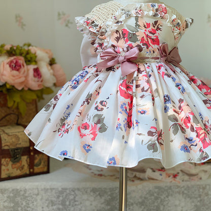 Girls Beautiful Back Princess Dress Lolita Dress