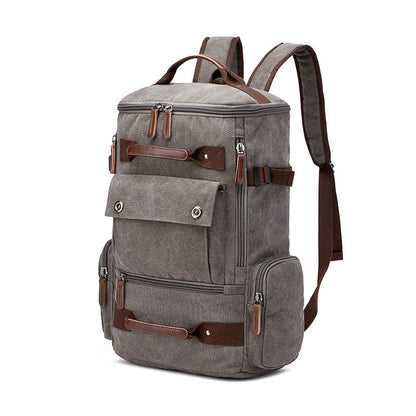 Canvas shoulder casual backpack