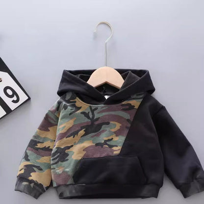 Boy Loose Children's Clothing T-shirt Long Sleeve Sweater