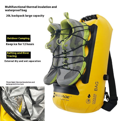 Outdoor Thermal Waterproof Multifunctional Camping Upstream Dry Wet Separation