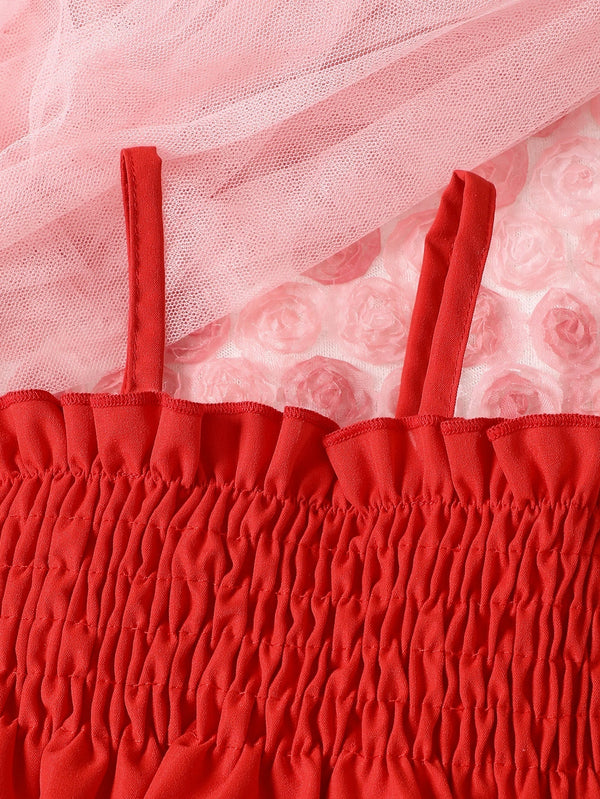 Children's Work Clothes Solid Color Vest Top And Jeans