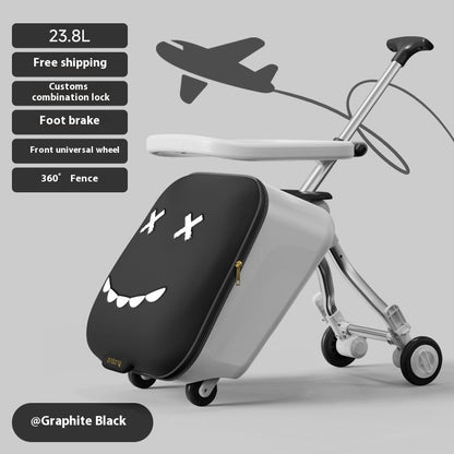 Luggage Children's Riding And Boarding Machine Trolley Case