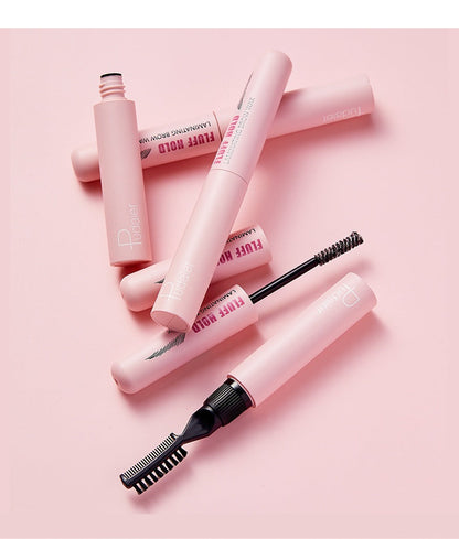 European And American Double-headed With Brow Groomer Eyebrows Hair Styling Cream Colorless