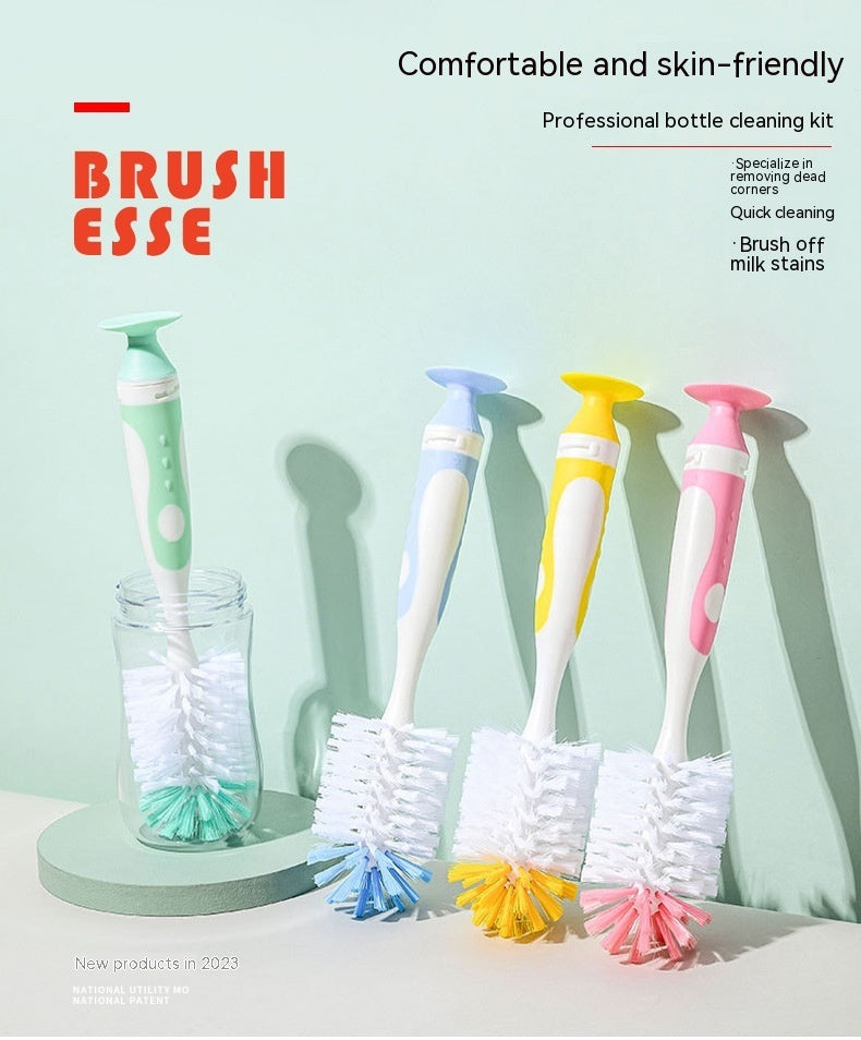 Baby Nylon Bottle Brush Nipple Water Cup Cleaning Brush
