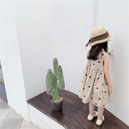 Polka dot princess dress