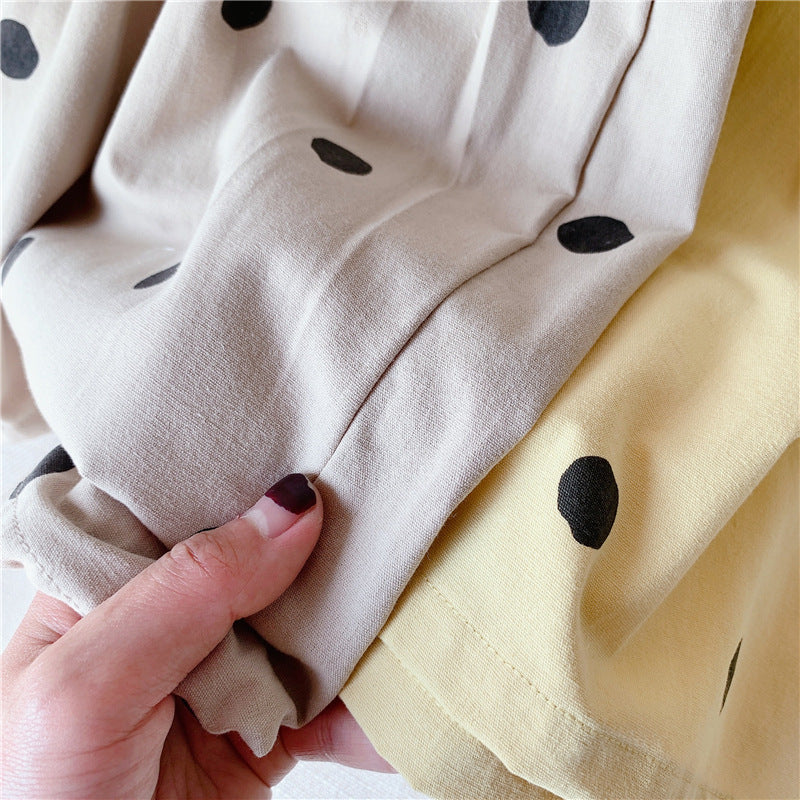 Polka dot princess dress