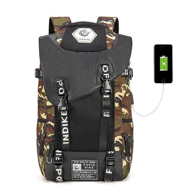 USB computer backpack