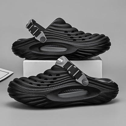 Men's Simple And Stylish Casual Platform Slippers