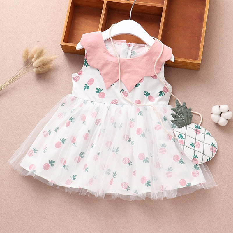 Girls' Summer Vest Princess Dress