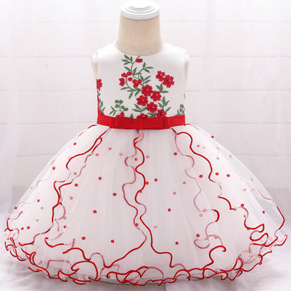 Children's Fashion Bowknot Dress Princess Dress