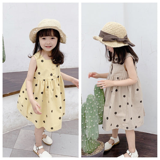 Polka dot princess dress