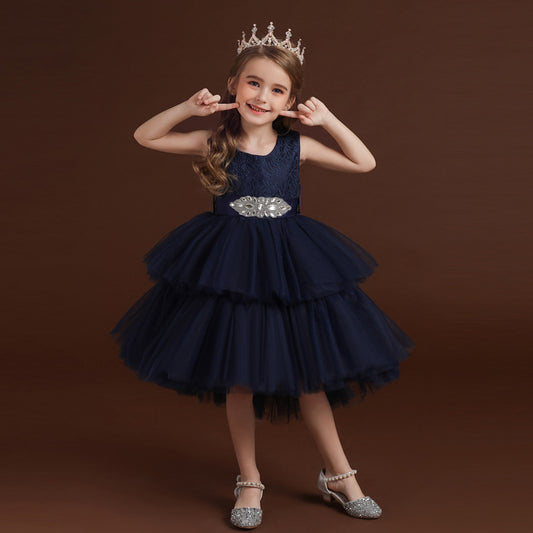 Children's gauze wedding dress