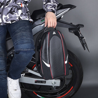Multifunctional Motorcycle Hard Shell Rear Seat Shoulder Messenger Bag