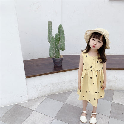 Polka dot princess dress