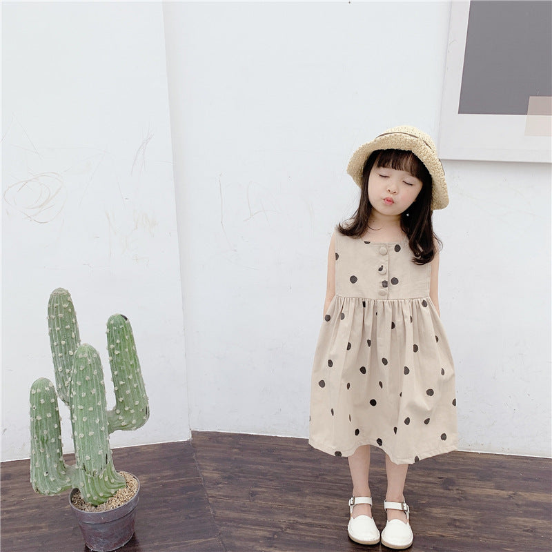 Polka dot princess dress